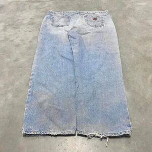 Vintage 90s y2k low rise wide leg light wash jeans Size 44 XL Carhartt
